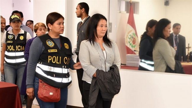 Un 75 por ciento de los peruanos considera culpable a Keiko Fujimori