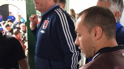   Marcelo Díaz captó la atención de los hinchas en La Cisterna 