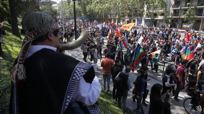Cientos de personas asistieron a la tradicional Marcha por la Resistencia Mapuche