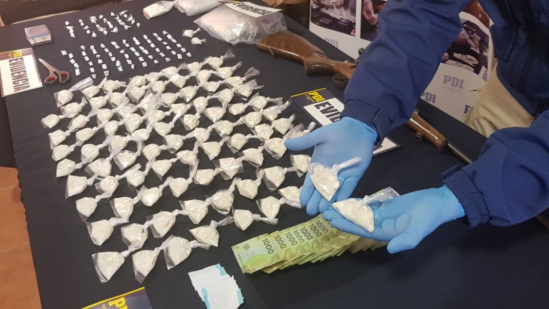 Biobío: PDI detuvo a una banda acusada de microtráfico