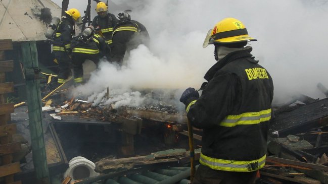 Mujer falleció producto del incendio de su vivienda en San Bernardo