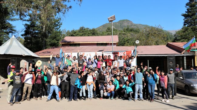 Más de cuatro mil kilos de basura recolectaron voluntarios en Cajón del Río Teno en el Maule