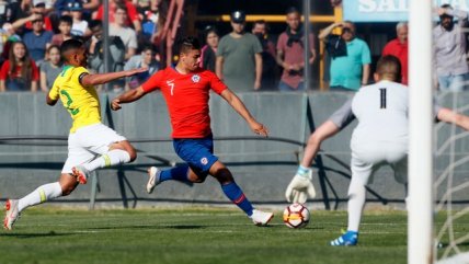  Una aguerrida Roja sub 20 empató su segundo amistoso con Brasil  