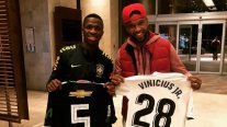 Rafael Vaz intercambió camisetas con Vinicius Junior