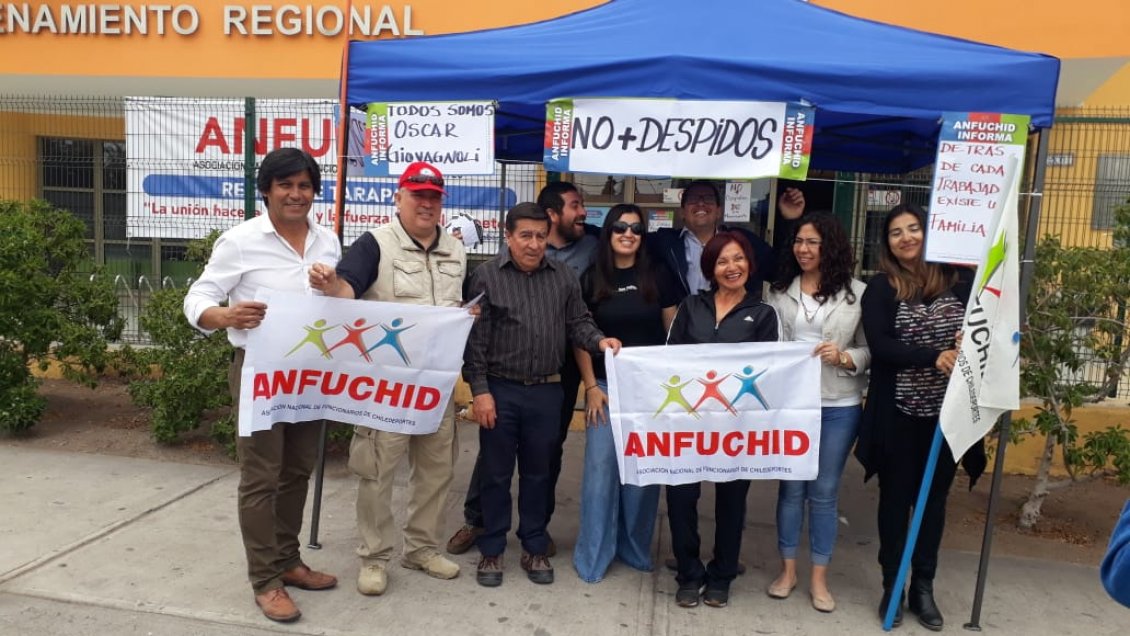 Iquique: Funcionarios del IND exigieron reincorporación de reconocido formador deportivo