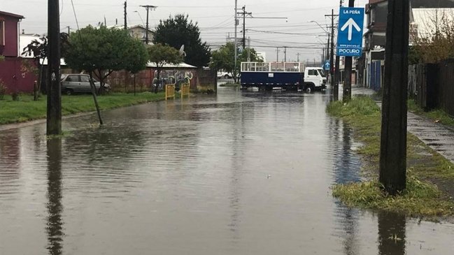 Suspenden clases en Coronel, Talcahuano y Tomé por intensas lluvias