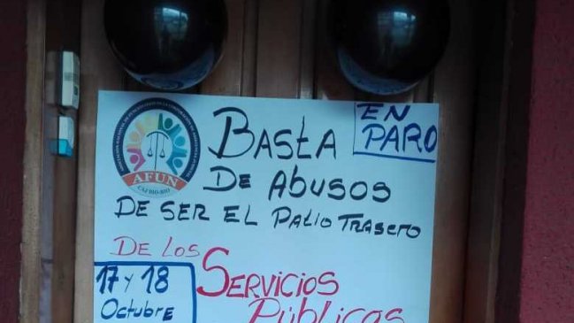Funcionarios de la Corporación de Asistencia Judicial desde Ñuble a Aysén iniciaron un paro de dos días