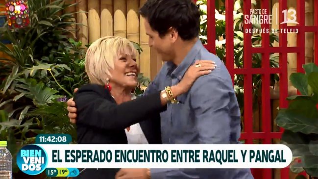 Raquel Argandoña se reencontró en pantalla con su ex yerno Pangal Andrade