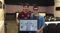 ¡Hecho a mano! El dibujo sorpresa que recibió Jaime "Pajarito" Valdés en el Monumental