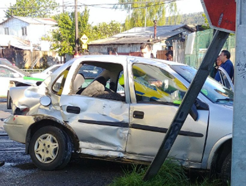 Tren que transportaba a estudiantes colisionó con vehículo menor en Temuco