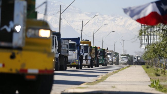 Camioneros frente al alza de los combustibles: 