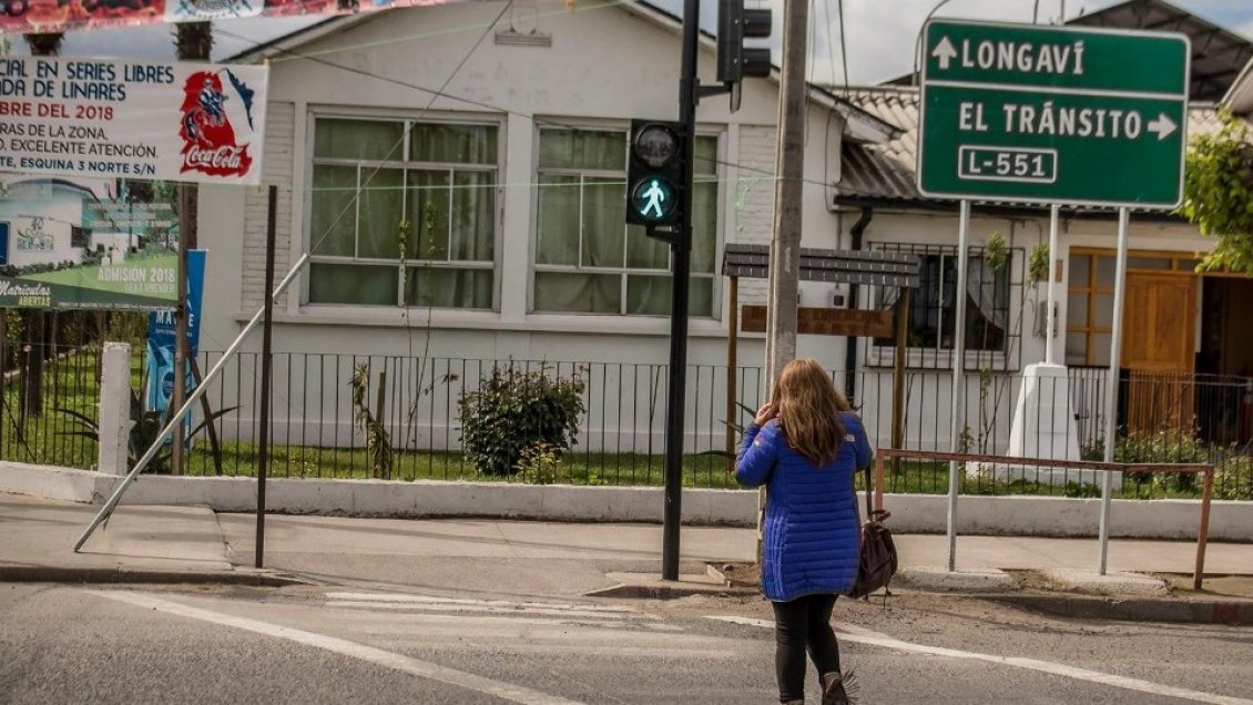 Longaví inauguró sus primeros semáforos tras 80 años de historia