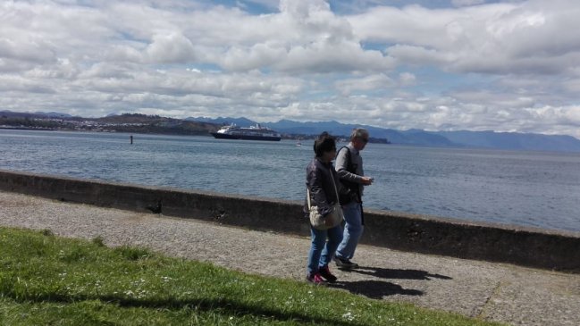 Navío Zaandam inauguró la temporada de cruceros en Puerto Montt