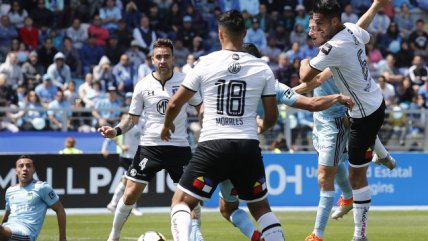 Insaurralde metió un frentazo para poner el empate entre Colo Colo y O'Higgins