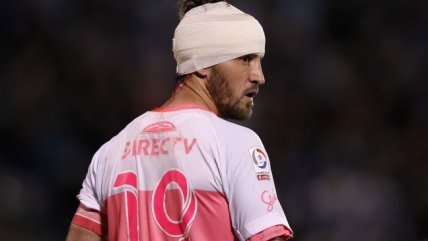 José Pedro Fuenzalida mostró las consecuencias del golpe que recibió ante U. de Concepción