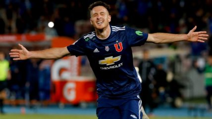 Angelo Henríquez comandó el triunfo de Universidad de Chile sobre Everton en el Nacional