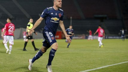 El letal Angelo Henríquez marcó el camino de la victoria de Universidad de Chile ante Everton