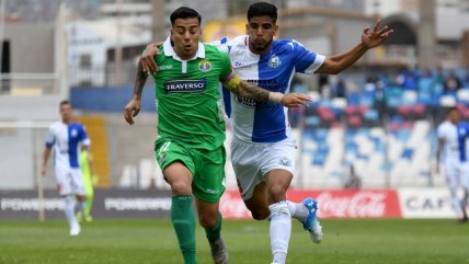 Audax Italiano rescató un valioso empate frente a Antofagasta en su lucha por alejarse del descenso