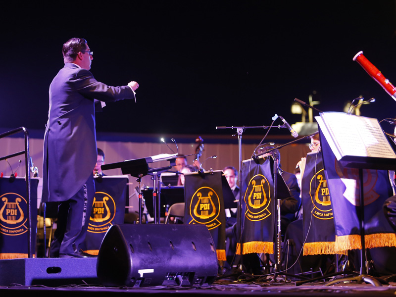 Banda Sinfónica de la PDI se presenta por primera vez en Chillán