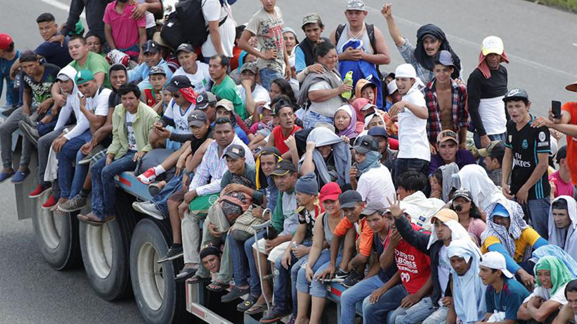 Caravana migrante sigue su éxodo y alzó la voz contra el gobierno mexicano
