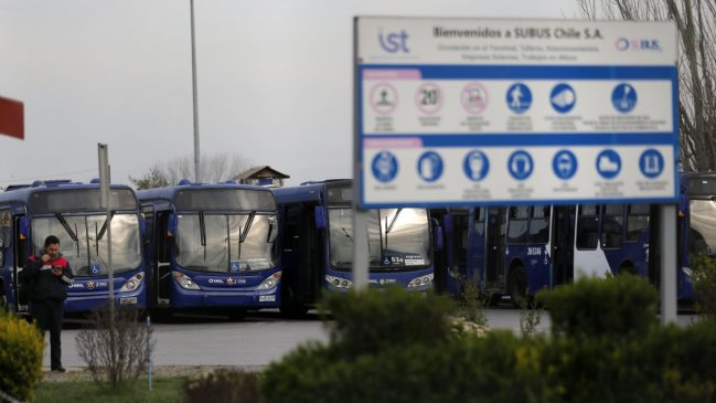 Este lunes continúa huelga de trabajadores de Subus