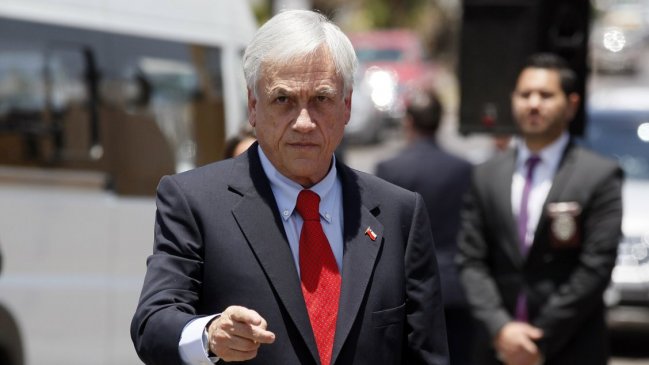 Piñera por Aula Segura: Senado debe decidir si está del lado de los delincuentes