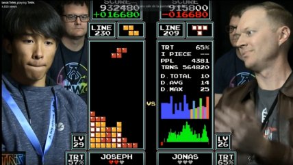 Relator español enloqueció durante la final del Mundial de Tetris