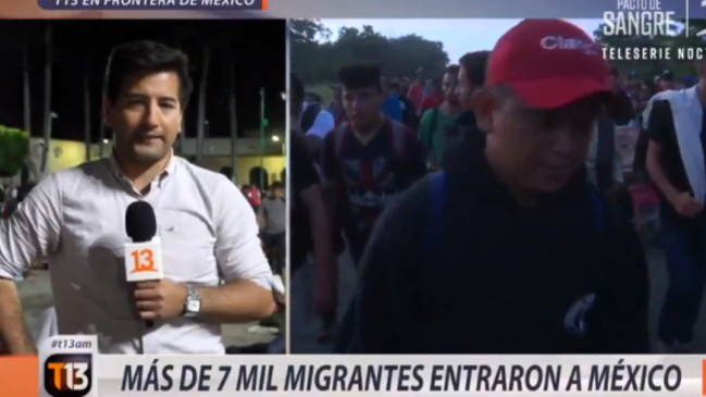 Javier Olivares contó su experiencia cubriendo caravana migratoria a Estados Unidos