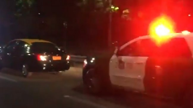 Ladrones fueron sorprendidos intentando robar un auto en Las Condes