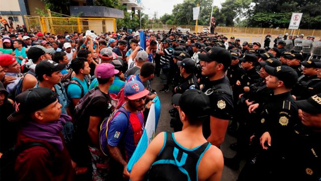 Donald Trump a la caravana de migrantes: 