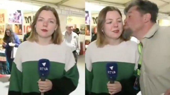 Así reaccionó una periodista a sujeto que la acosó durante transmisión