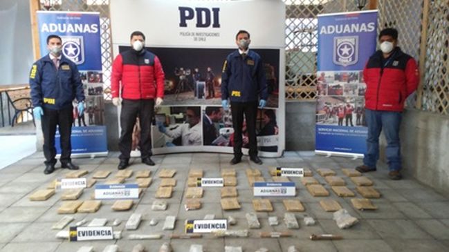 Antofagasta: Incautan más de 45 kilos de marihuana tipo Creepy