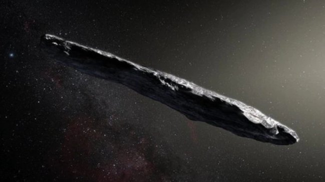 Astrónomos plantean que el objeto interestelar Oumuamua es una nave extraterrestre