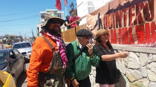 El manifestante solitario de Quintero