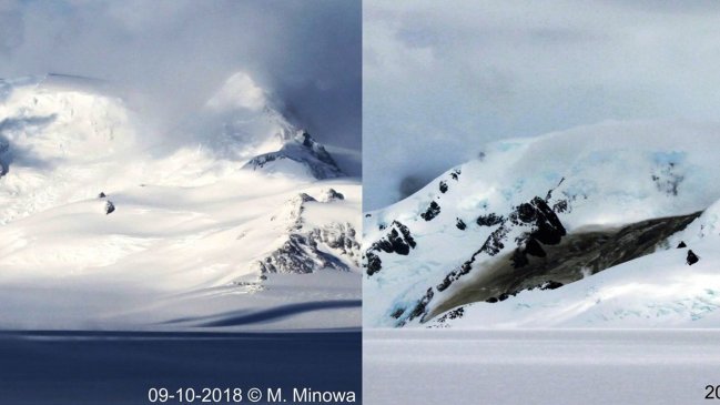 Preocupación por actividad volcánica en Campo de Hielo Sur