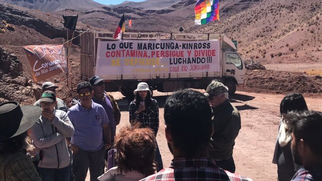 Tierra Amarilla: Comunidad colla bloqueó acceso a faena minera Maricunga por contaminación