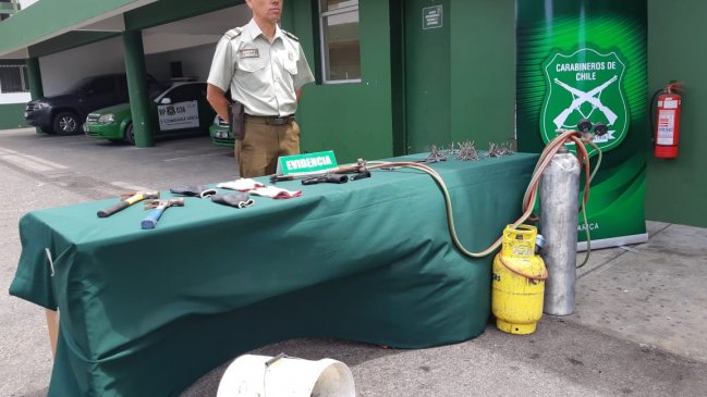 Detienen a banda por intento de robo en joyería en Arica