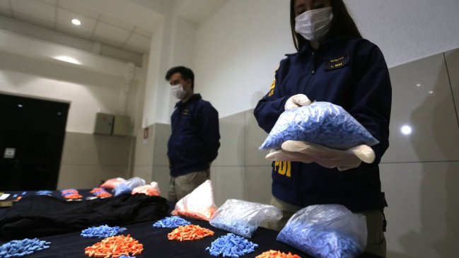 PDI detuvo a mujer que portaba más de nueve mil pastillas de éxtasis