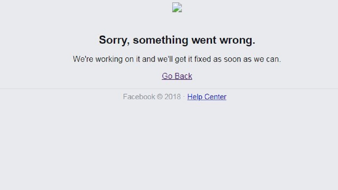 Usuarios reportan caída de Facebook