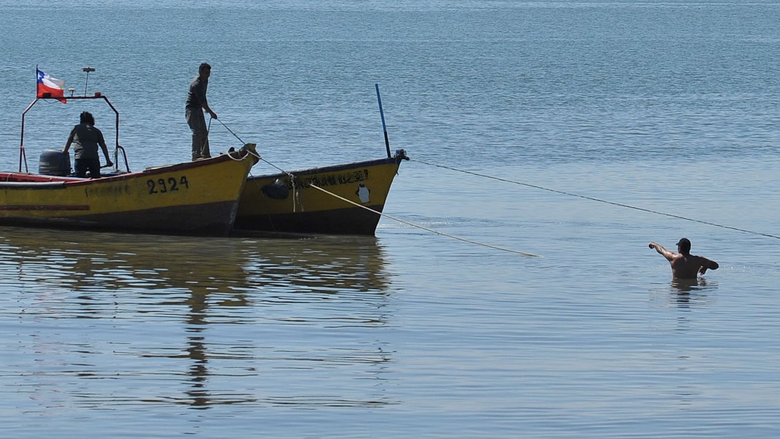 Delincuente se lanzó al mar para no ser detenido