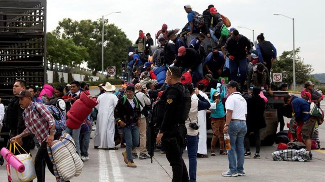 La caravana de migrantes llegó a Guadalajara, punto intermedio hacia EEUU
