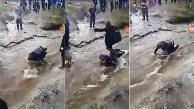 Estudiantes humillaron a compañero con discapacidad usándolo de puente humano