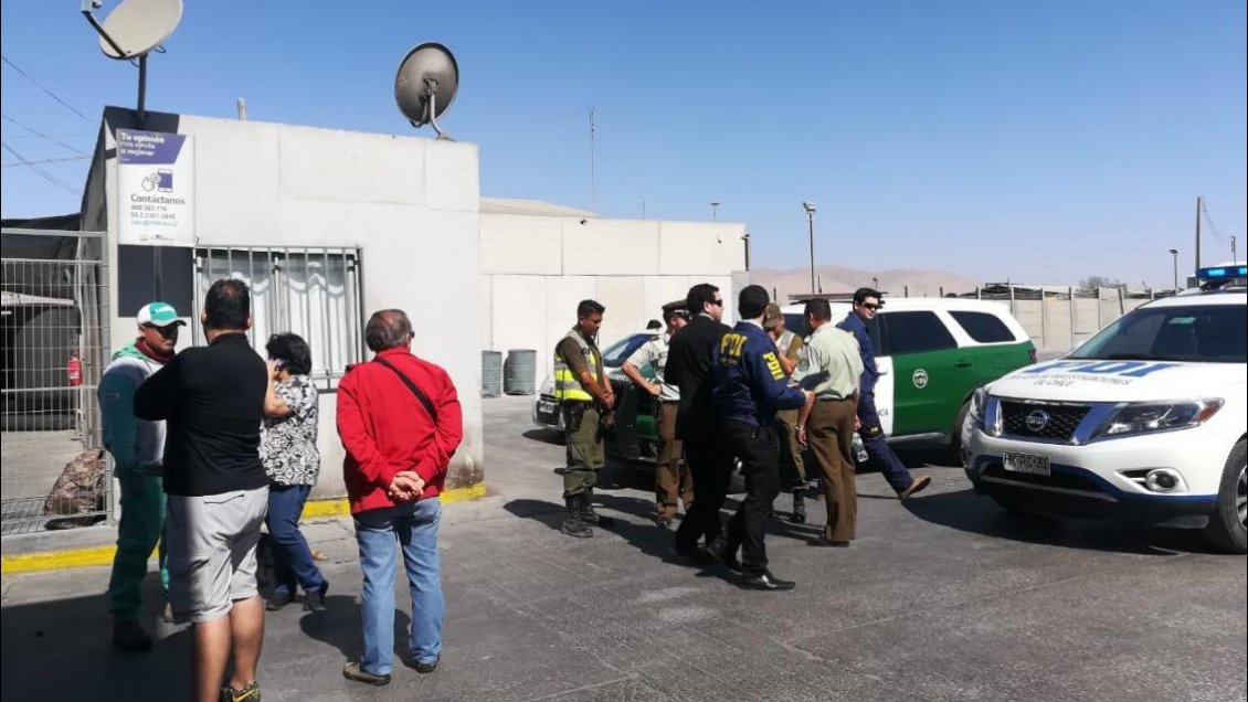 Sospechoso fue baleado tras rociar combustible a carabineros para evitar detención