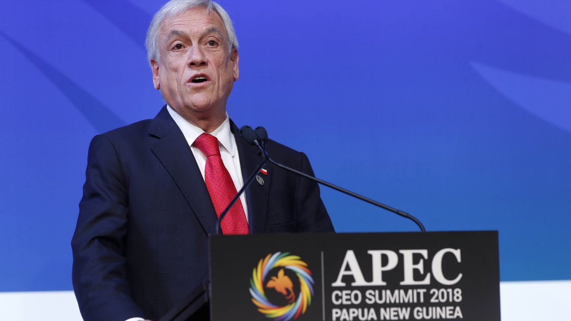 Presidente Piñera pide que EEUU y China busquen el fin de la guerra comercial