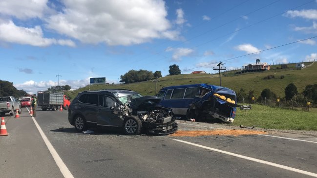 Accidente de tránsito dejó siete personas lesionadas en Chonchi