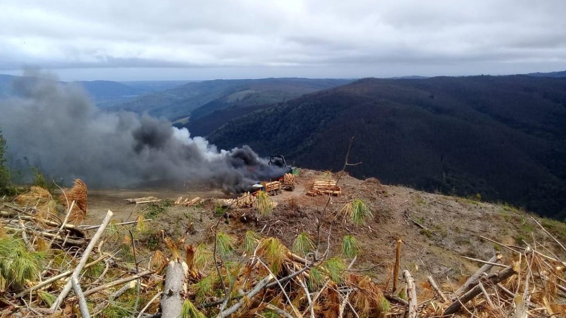 Nuevo ataque incendiario destruyó tres máquinas en Cañete