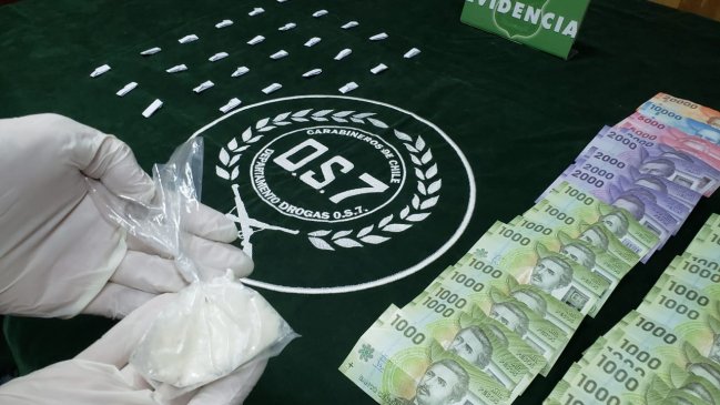 Valdivia: Carabineros detuvo a sujeto acusado de vender cocaína