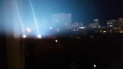   Así fueron las explosiones que causaron apagón en el centro de Antofagasta 