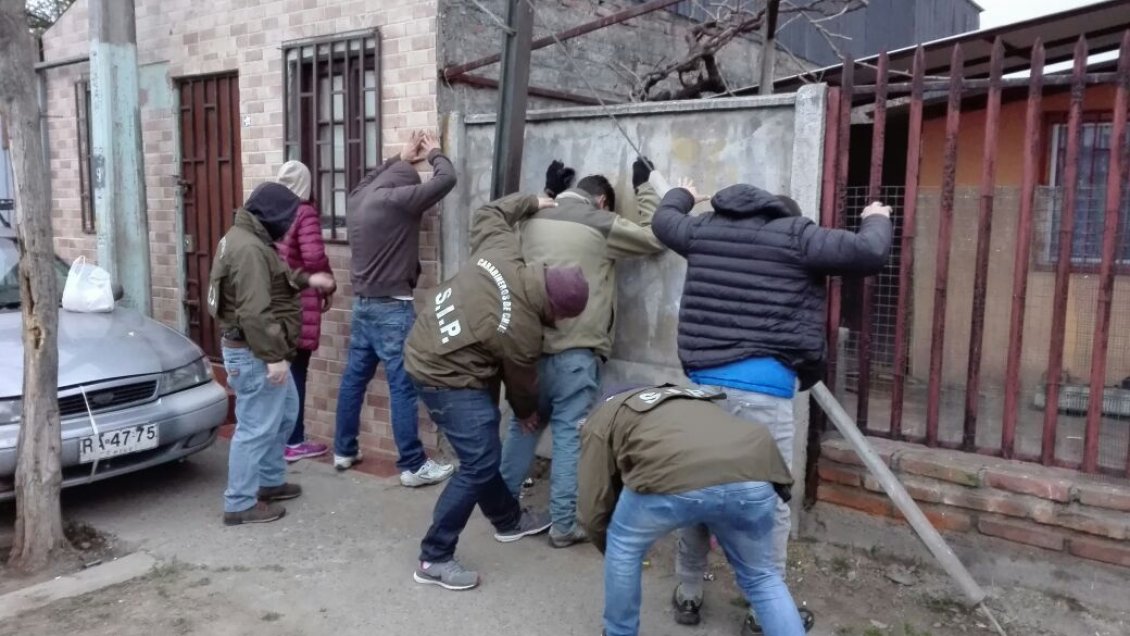 Ronda masiva de Carabineros dejó 193 detenidos en la Región de O'Higgins