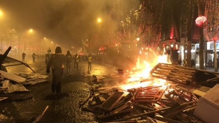   París se convirtió en campo de batalla en medio de protestas por el combustible 